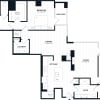 Floor plan: 2 Bed/2 Bath-2X_P