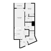 Floor plan: Urban Two Bedroom D05AA