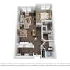 Floor plan: 1BK