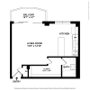 Floor plan: Studio