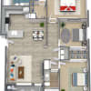 Floor plan: The Presidential - C1