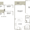 Floor plan: A02 ESSENTIAL LIVING