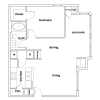 Floor plan: Iris with Sunroom