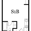 Floor plan: S1B - Studio 
