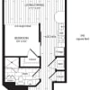Floor plan: MicroSuite Furnished