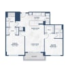 Floor plan: 2/2 FLORES