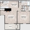 Floor plan: B - 1-1
