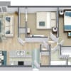 Floor plan: 2x1