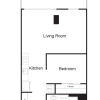 Floor plan: One Bed One Bath - C