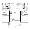 Floor plan: 2BR 2BA (1088 SF)