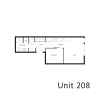 Floor plan: 1 Bed 1 Bath - Type 8