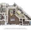 Floor plan: Two-Bedroom (B3)