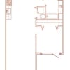 Floor plan: 1x1 B