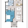 Floor plan: 1st Floor Private Entry with Pond View!
