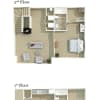 Floor plan: 3X3