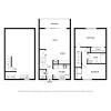 Floor plan: 2 Bedroom Townhome