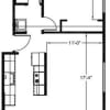 Floor plan: 1 Bed 1 Bath B