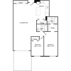 Floor plan: 2 Bedrooms G