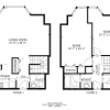 Floor plan: 2-BR/1.5BA