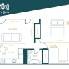 Floor plan: 2 Bedroom