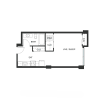 Floor plan: Studio -S5 - Iron Flats