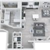 Floor plan: A2 - 1 Bed, 1.5 Bath