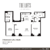 Floor plan: ARCH | 2 BED | B