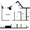 Floor plan: 2 Bed/2 Bath-C8