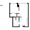 Floor plan: 1 Bedroom A1