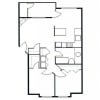Floor plan: 2x1b -921