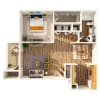 Floor plan: One Bedroom