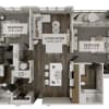 Floor plan: Vermillion (B5)