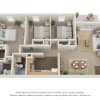 Floor plan: 3 Bed 2 Bath A Standard