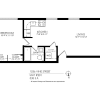 Floor plan: 1 Bedroom