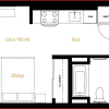 Floor plan: Studio A