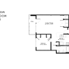 Floor plan: A4 Renovated One Bedroom