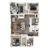 Floor plan: C1