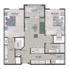 Floor plan: 2 bedroom