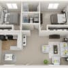Floor plan: Two Bedroom Two Bath C