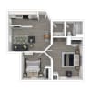 Floor plan: B1 Upgrade