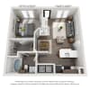 Floor plan: Andover Park 1A2