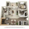 Floor plan: 1x1.5A