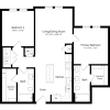 Floor plan: B1B