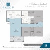 Floor plan: 3 Bedroom