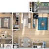 Floor plan: 1x1