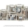 Floor plan: Renovated 2 Bedroom Garden Apartment