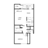Floor plan: 1x1-C