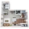 Floor plan: Studio - S.2