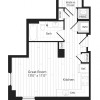 Floor plan: Studio 0A