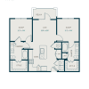 Floor plan: Denton B2